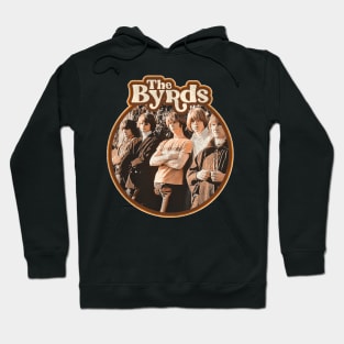 The Byrds 70s Sepia Tone Hoodie